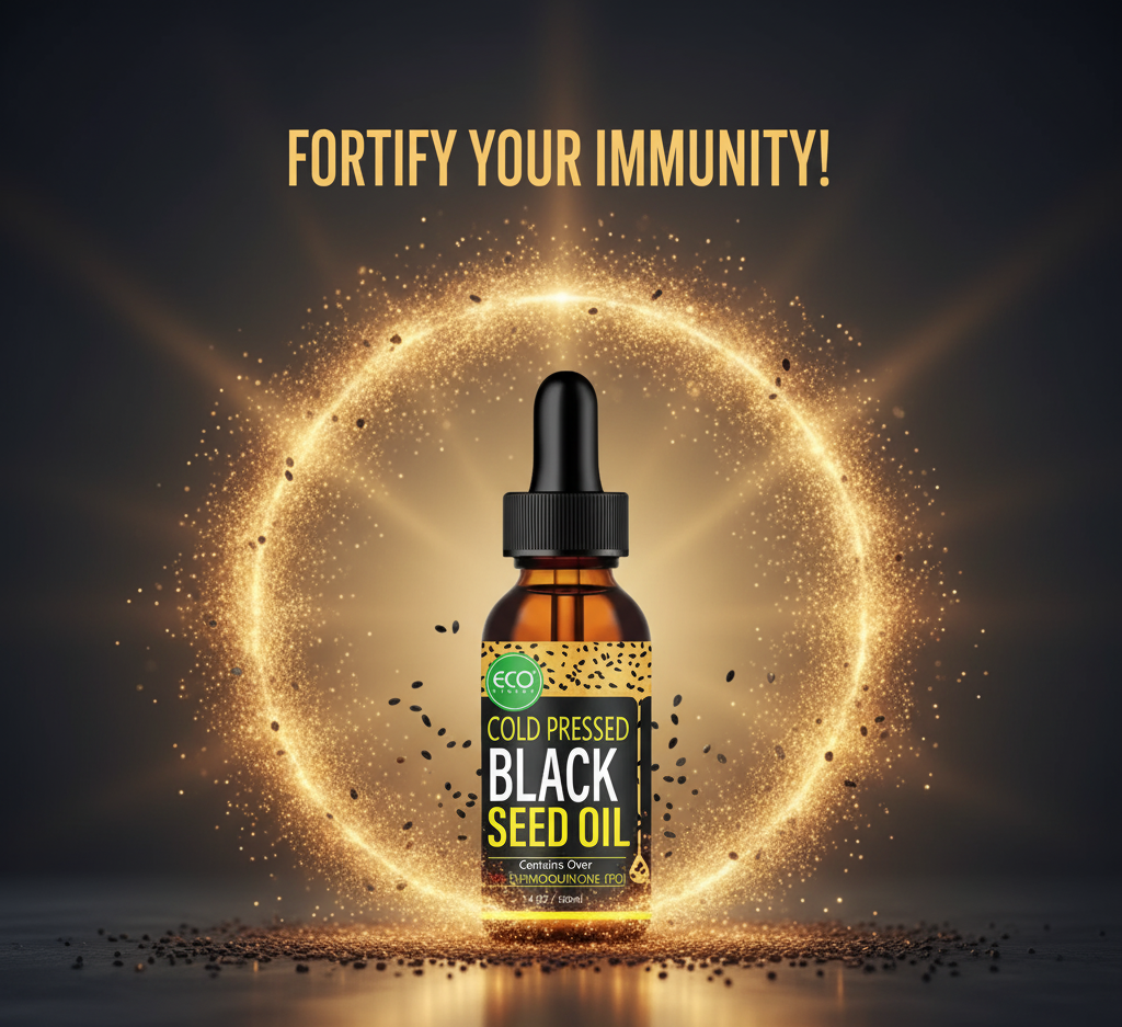 Multi-Purpose Black Seed Oil – Virgin Black Castor & Black Cumin Seed Blend for Skin, Hair & Body Nourishment