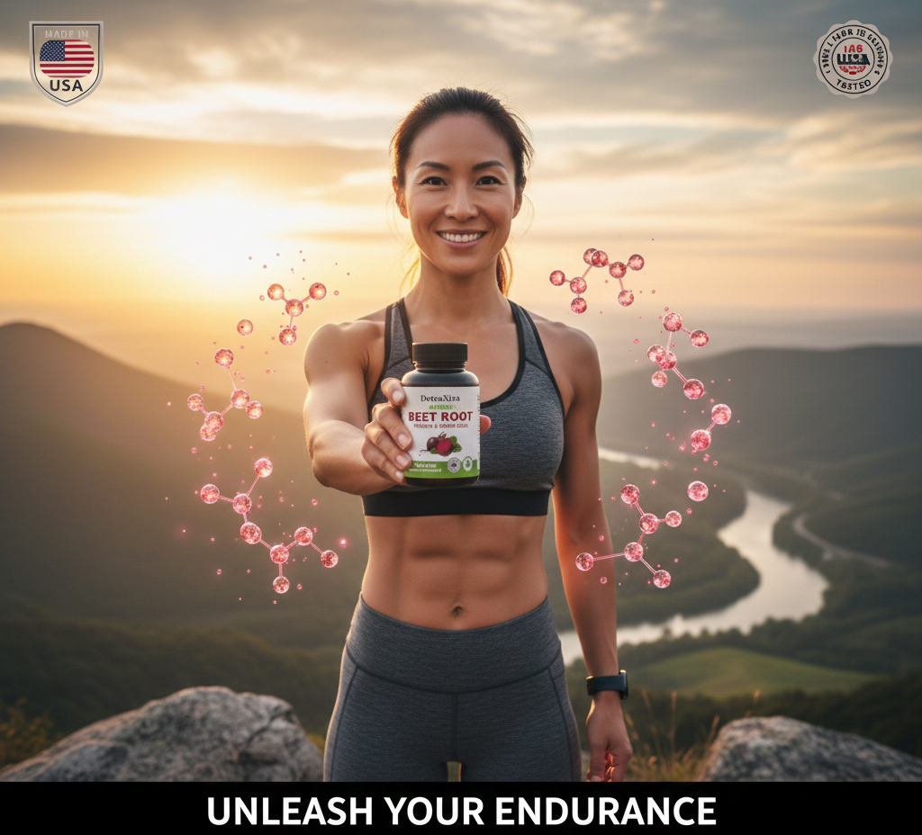 Organic Beetroot Capsules - Beetroot 800mg 20:1 Extract with Ginger and Grapeseed - Supports Circulation and Heart Health