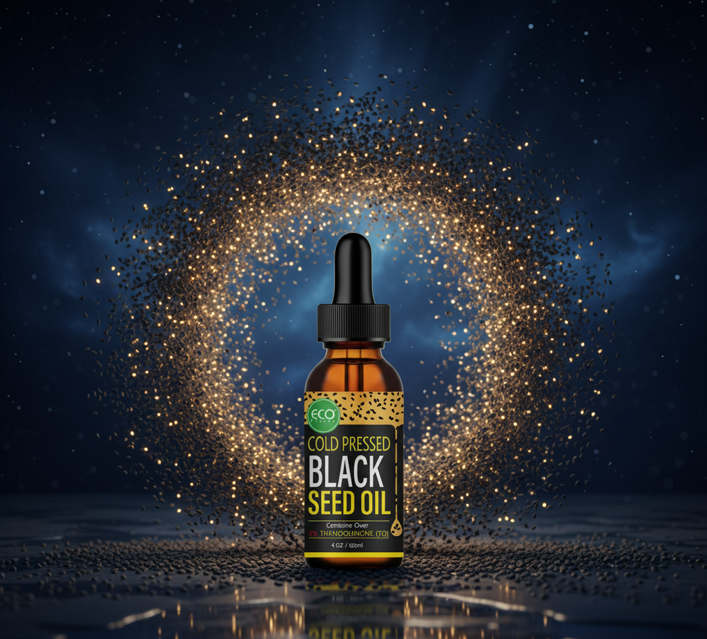 Multi-Purpose Black Seed Oil – Virgin Black Castor & Black Cumin Seed Blend for Skin, Hair & Body Nourishment